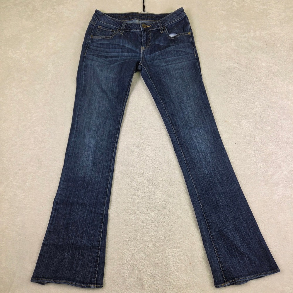 Simply Vera Vera Wang Womens Dark Wash Bootcut Denim Jeans Size 4 Regular